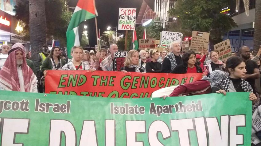 gold coast rally for gaza