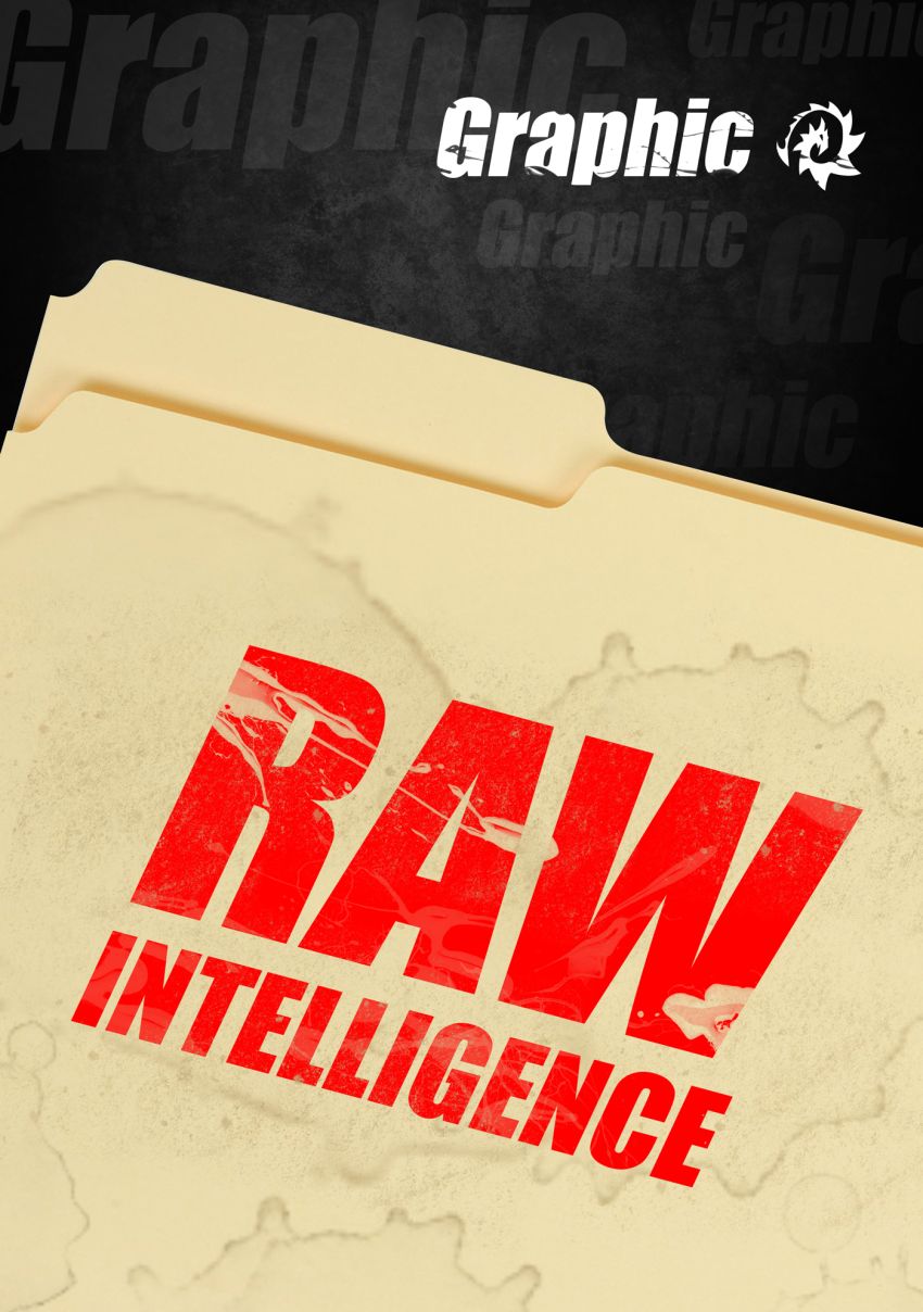 Graphic's Raw Intelligence cover.