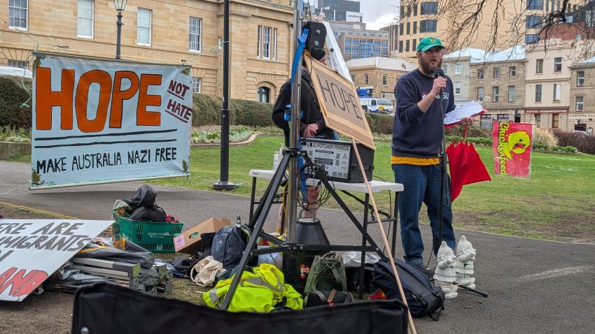 Hope not hate in nipaluna/Hobart