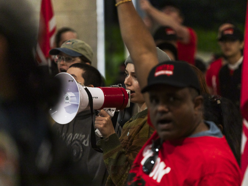 Marching from Star Casino to Queens Gardens