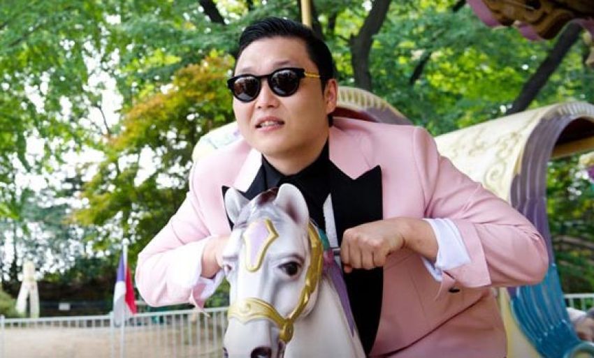 Korean rapper Psy.