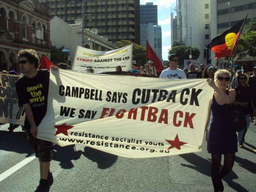 Queensland Uncut rally, Brisbane, September 22 2012.