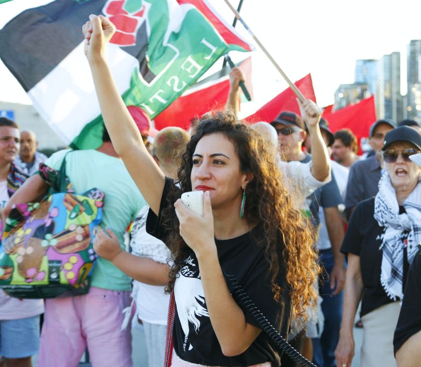 Justice for Palestine activist and Greens candidate for Moreton, Remah Naji, Magan-djin/Brisbane