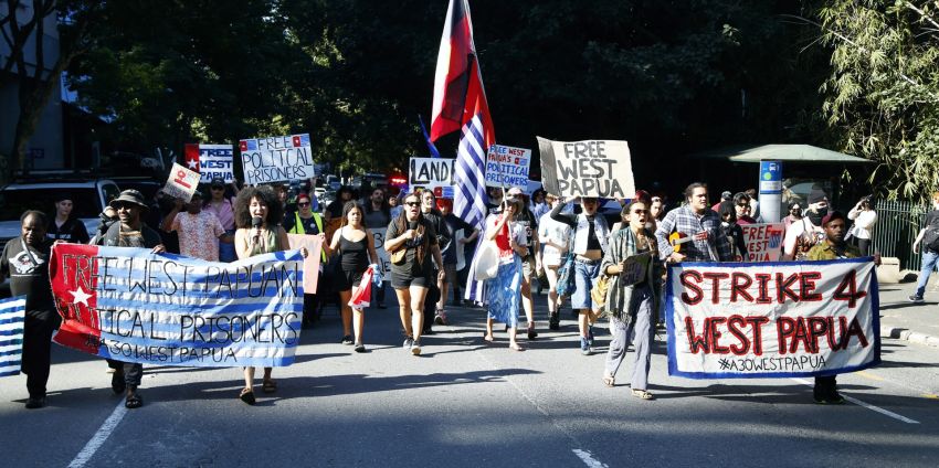 School strike for West Papua, Magan-djin/Brisbane, August 30