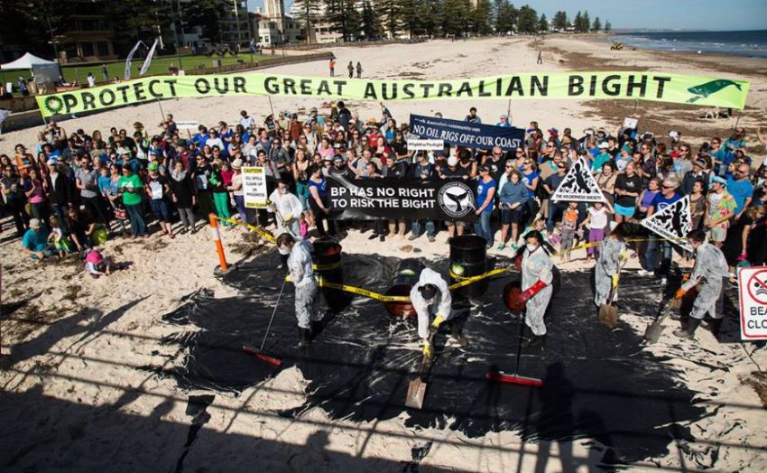 Great Australian Bight protest May 21, 2016.