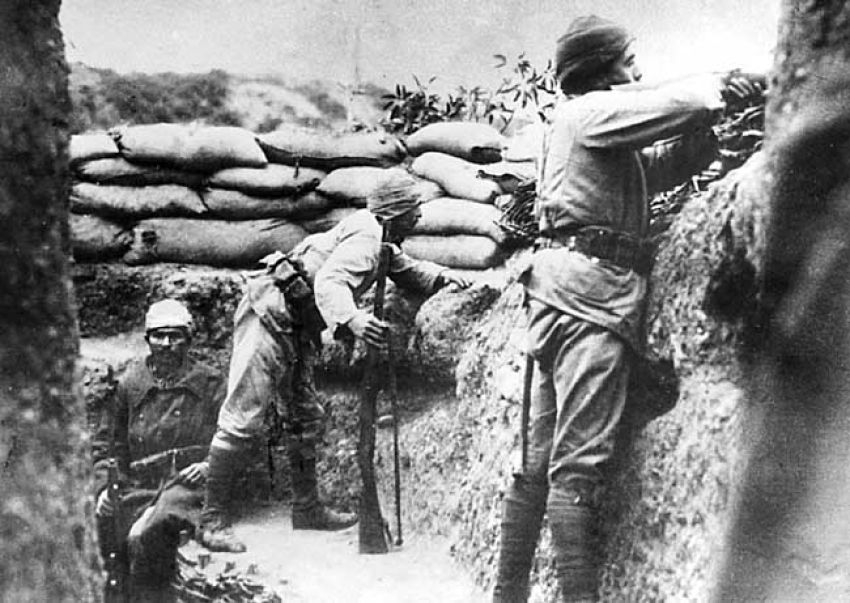 Turkish soldiers WWI.