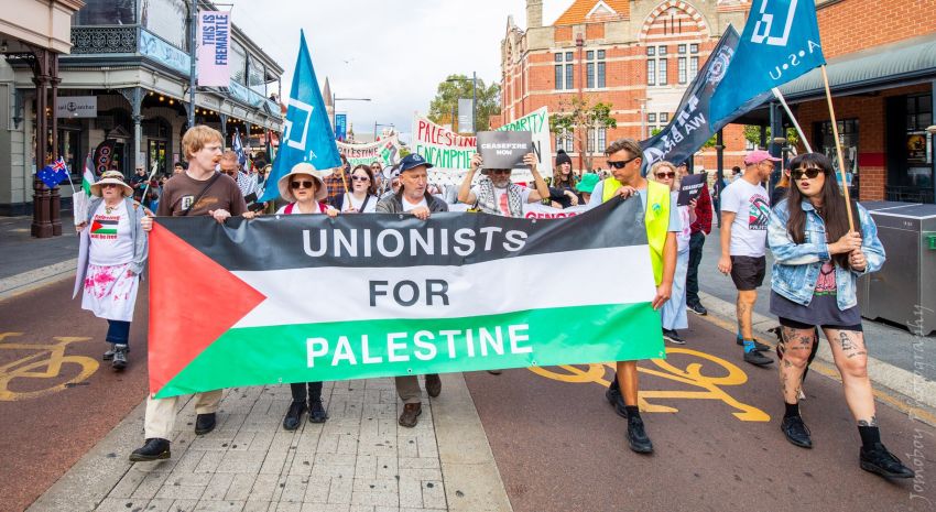 Unionists for Palestine, Walyalup/Fremantle, May 25