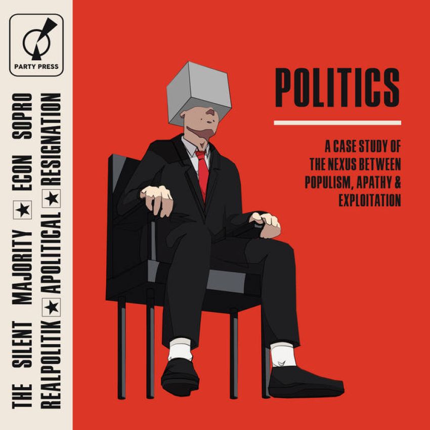 WORKER &amp; PARASITE - POLITICS: A CASE STUDY OF THE NEXUS BETWEEN POPULISM, APATHY &amp; EXPLOITATION album artwork