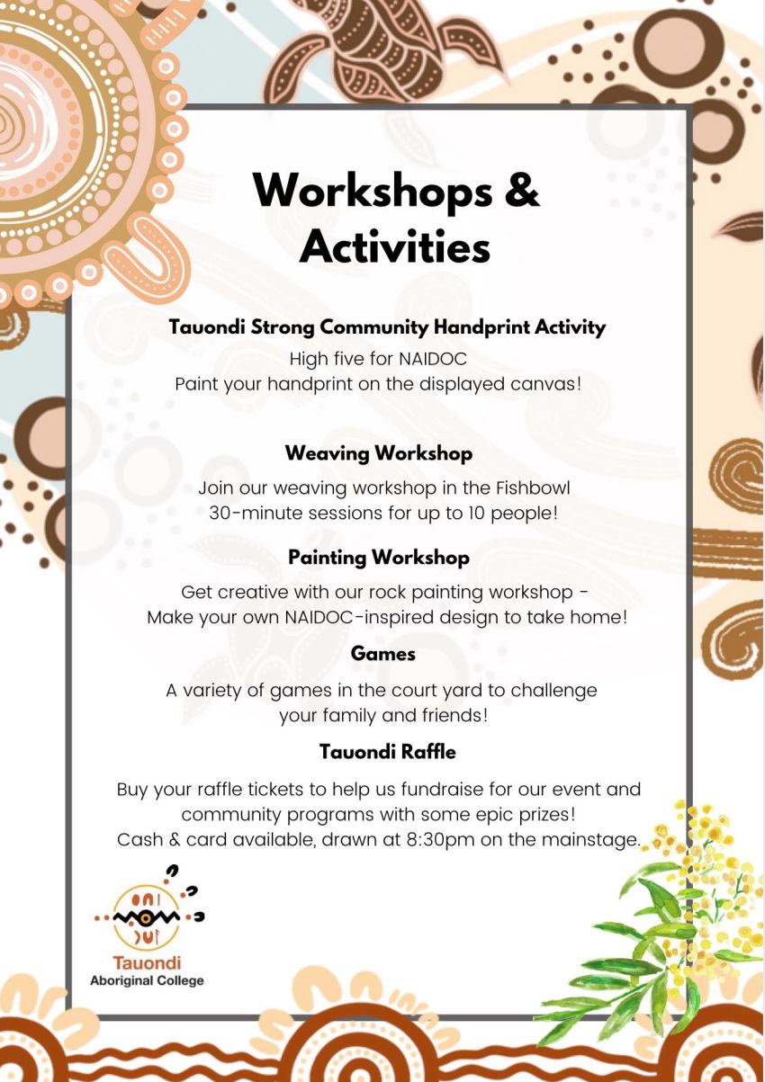 Yarning By The Fire Workshops & Activities