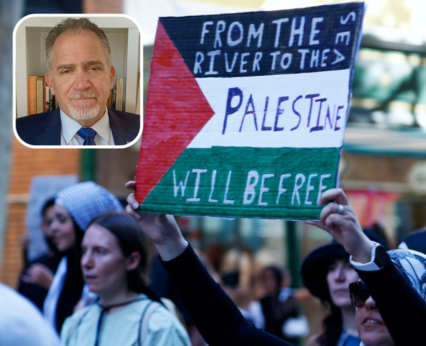 Miko Peled Palestine protest