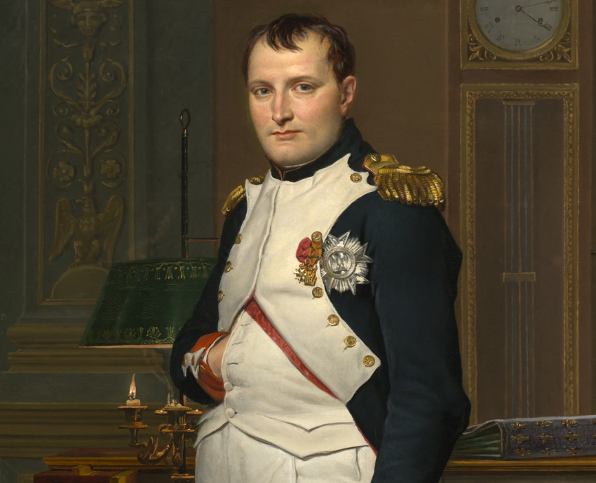 historical painting of Napoleon Bonaparte