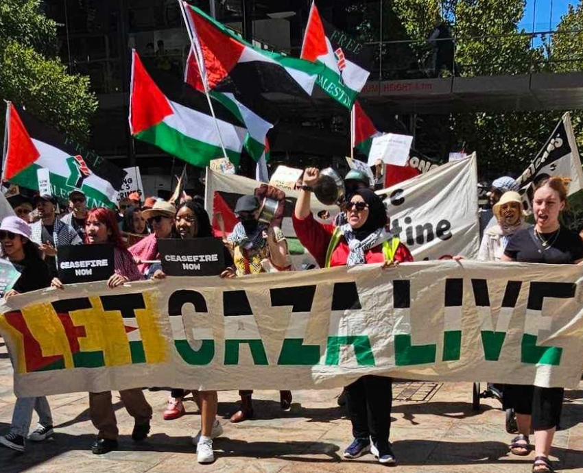 protest for Palestine in Boorloo Perth