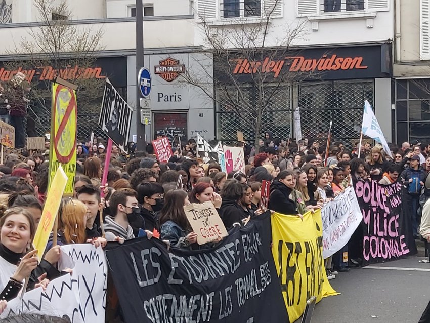 Protest in France