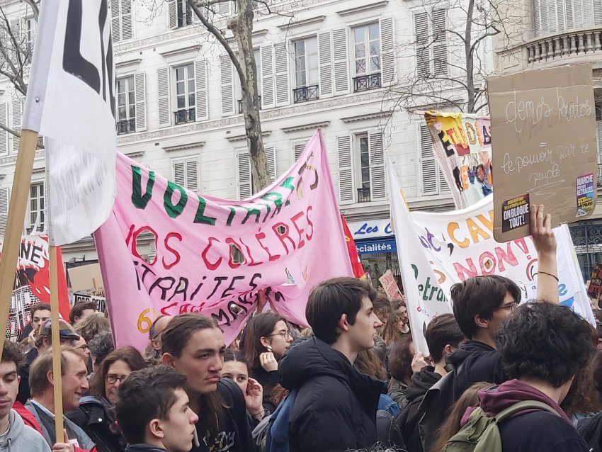 Protest in France