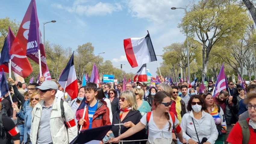 France Insoumise election rally