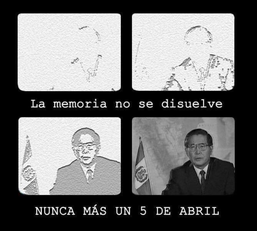 Fujimori - April 5 never again