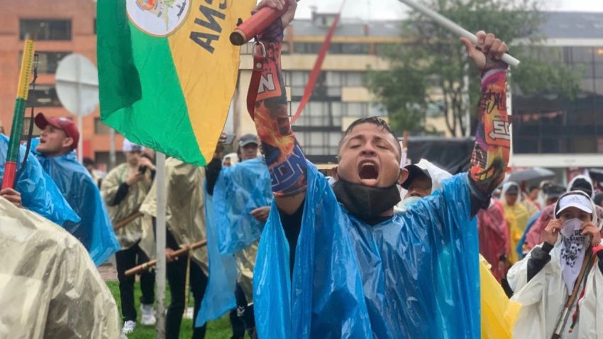Indigenous protest in Colombia