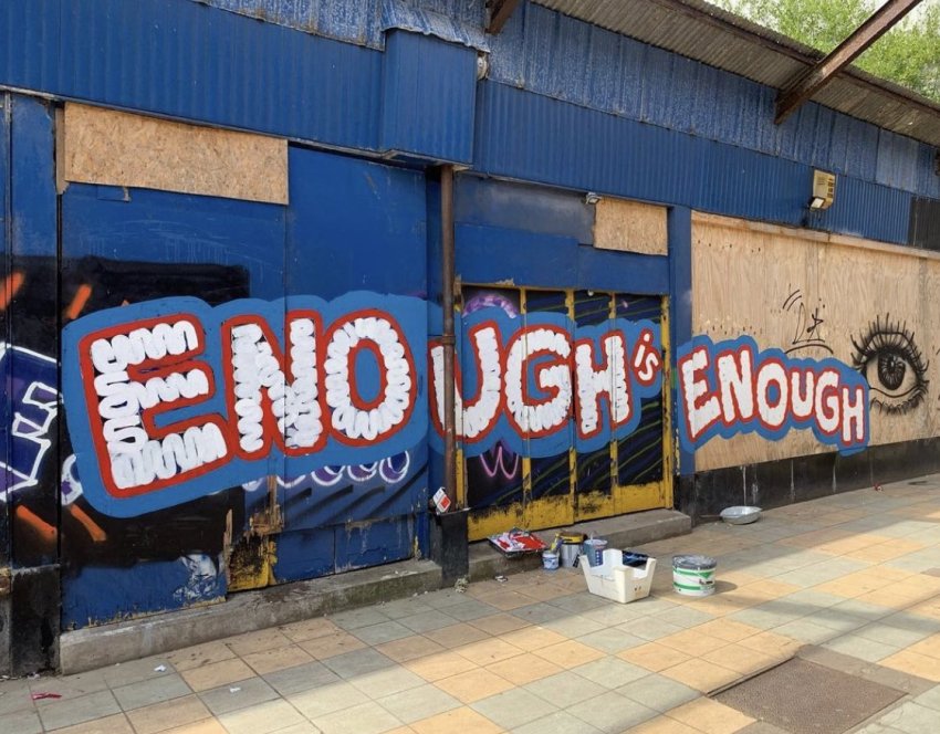 Enough is enough mural