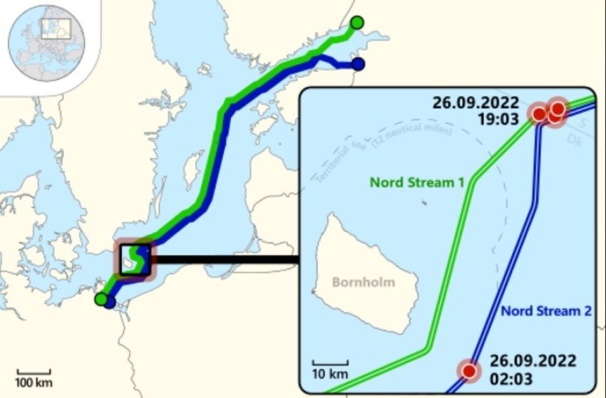 Nord Stream gas leaks 2022