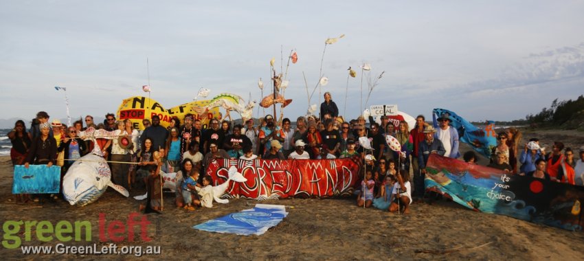 Group shot of activists