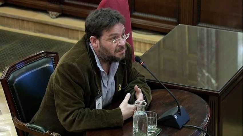 Albano Dante Fachin, former leader of Podemos in Catalonia, testifies