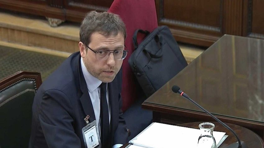 Alberto Royo, former director-general of the Catalan public diplomacy council Diplocat, gives evidence