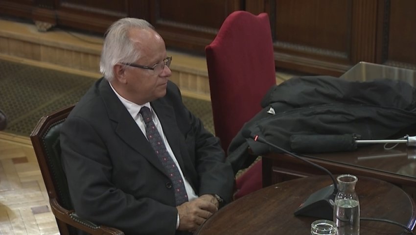 Antón Raventós, former chairman of Unipost, giving evidence