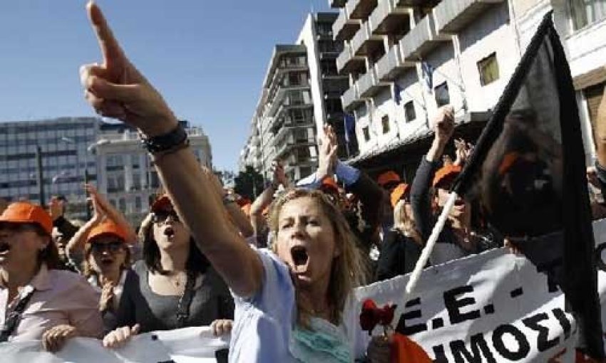 General strike against austerity in Athens, November 19.