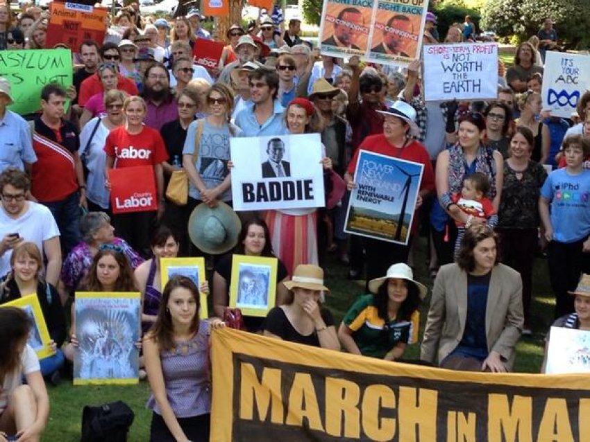 Armidale March in March rally.