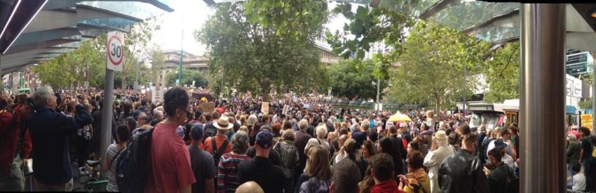 Melbourne March in March rally