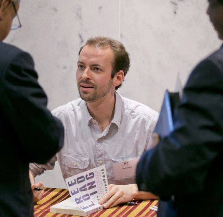 Chris Ruen Freeloading book signing