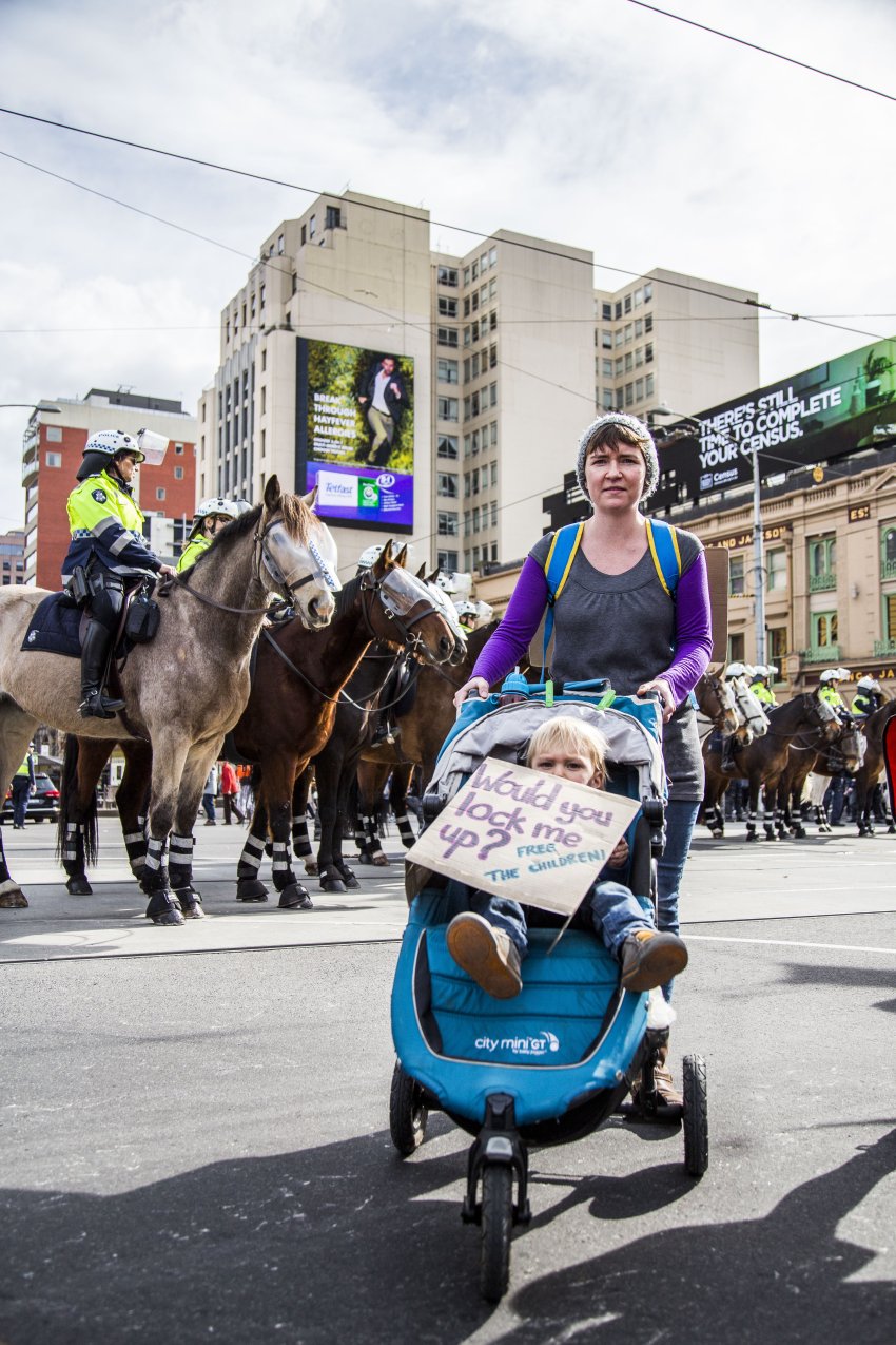 Close the camps rally Melbourne 2016