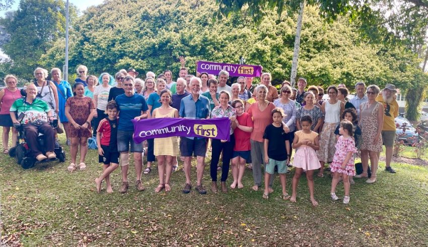 Community First launch barbeque