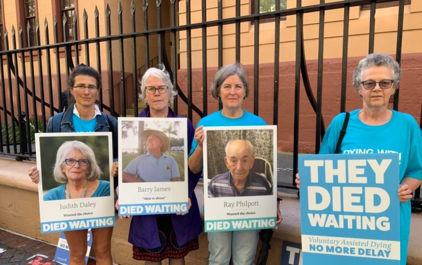 Dying with Dignity campaigners
