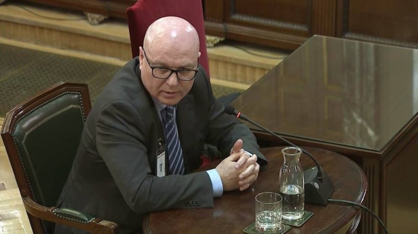 Emili Quevedo, former head of strategic planning of the Mossos d'Esquadra, gives evidence