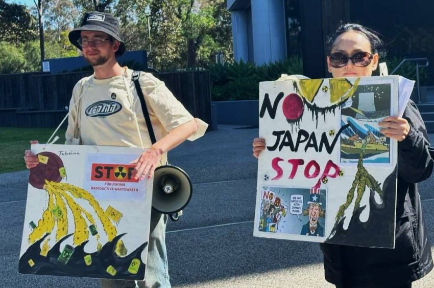 Fukushima dumping protest