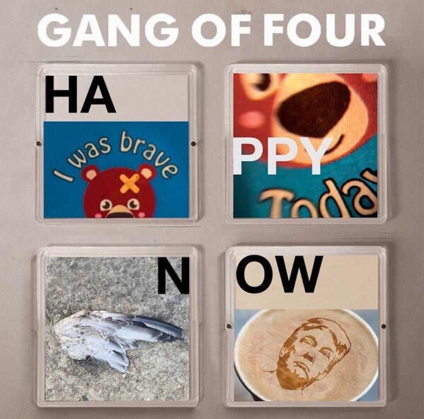 GANG OF FOUR - HAPPY NOW album artwork