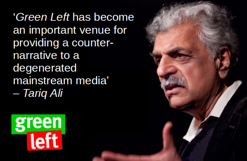 Tariq Ali supports #GreenLeft30