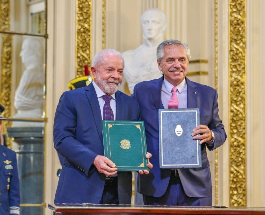 Lula da Silva and Alberto Fernández