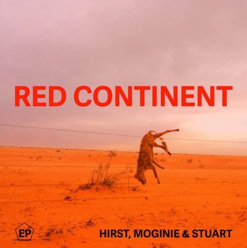 HIRST, MOGINIE & STUART - portada del álbum RED CONTINENT