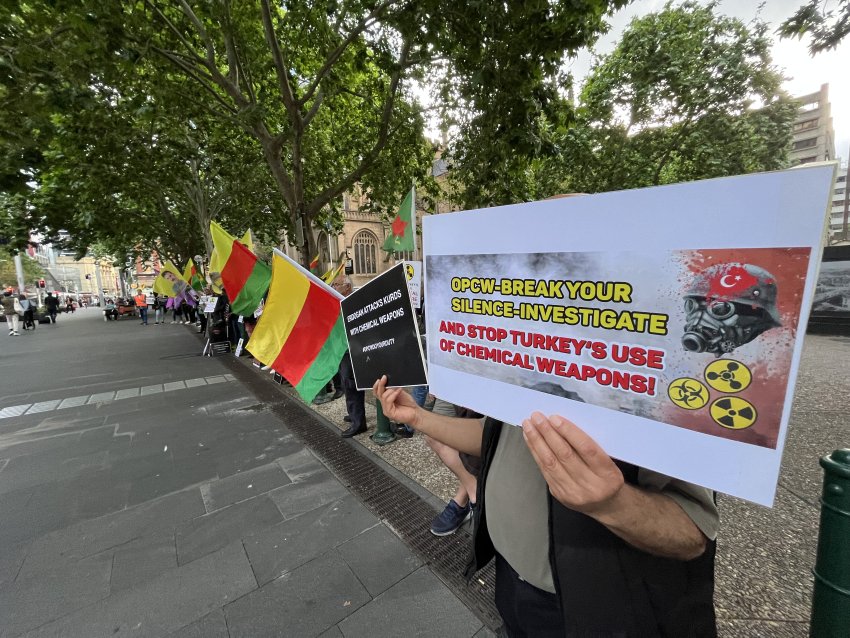 Sydney protest for Kurds