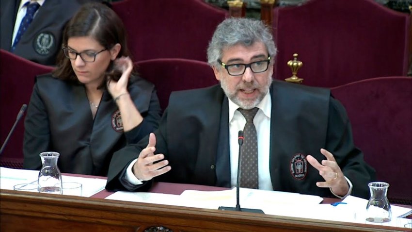 Jordi Pina, defence counsel for Jordi Sànchez, Josep Rull and Jordi Turull