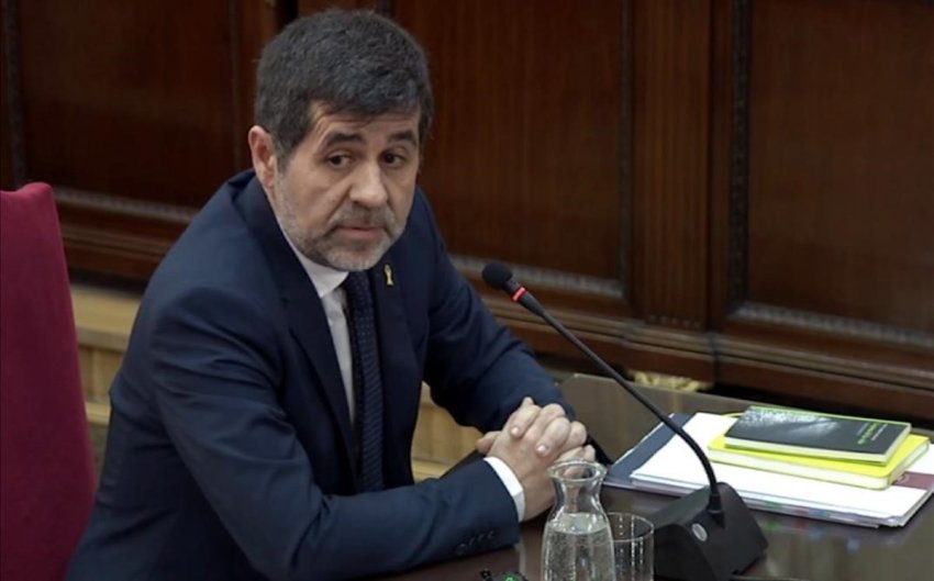 Jordi Sànchez, former president of the Catalan National Assembly and MP for Together for Catalonia (JxCat) testifies