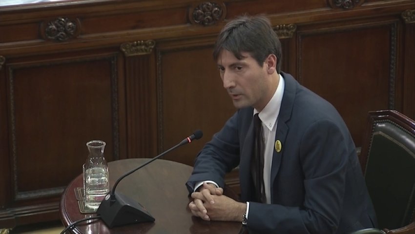 Jordi Solé, Member of the European Parliament for the Republican Left of Catalonia, testifies