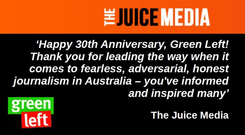 Juice Media supports #GreenLeft30