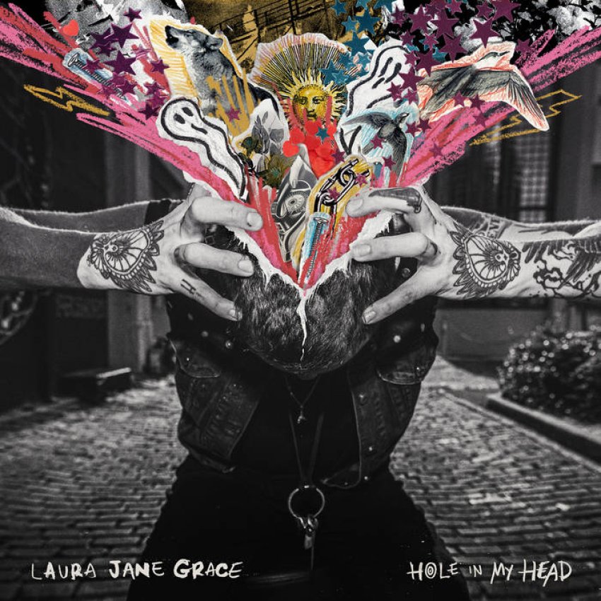 LAURA JANE GRACE - HOLE IN MY HEAD album sleeve