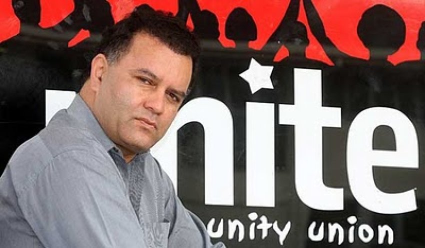 Matt McCarten, leader of NZ's militant Unite union.