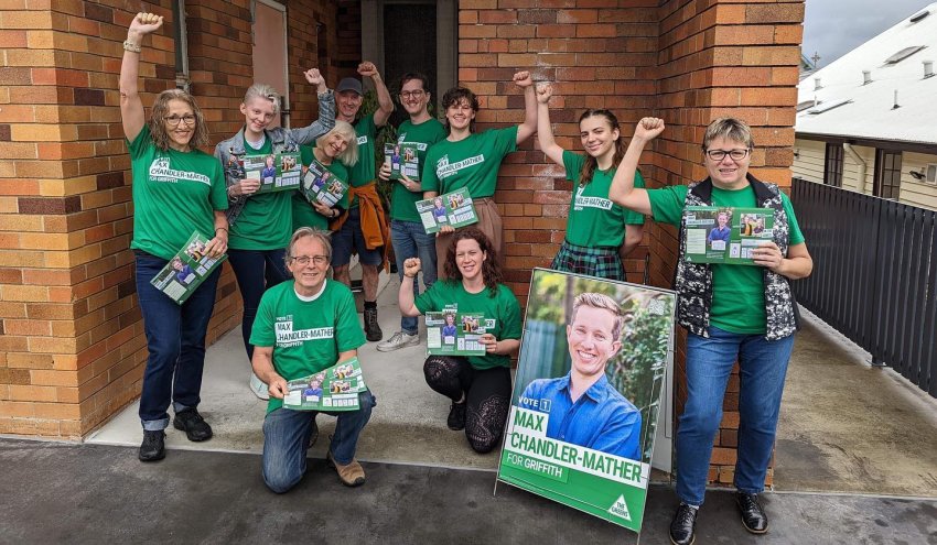 Greens are waging a grassroots campaign to win Griffith