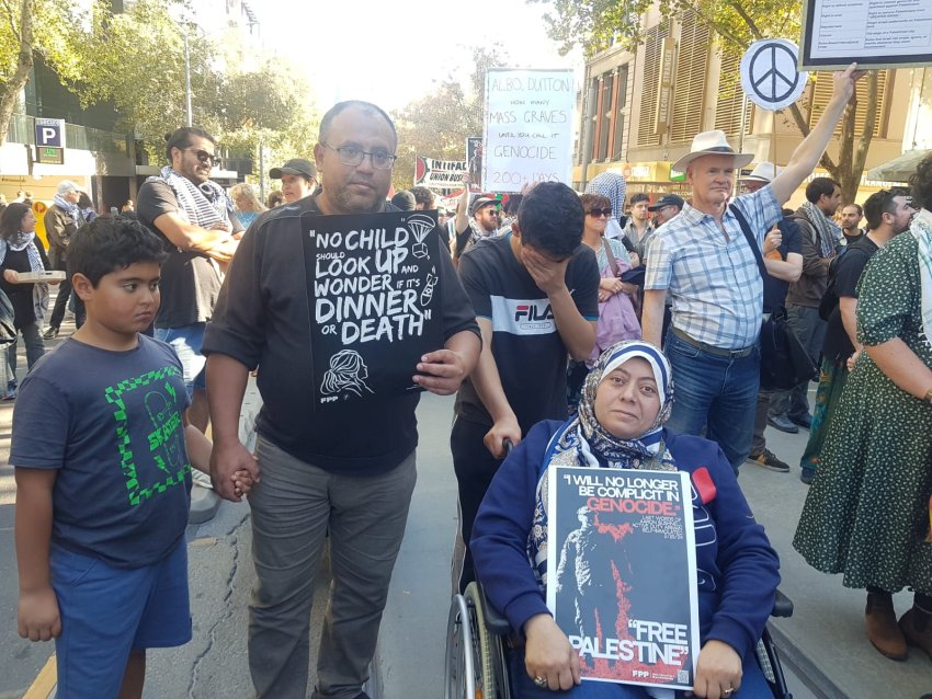 Melbourne palestine rally
