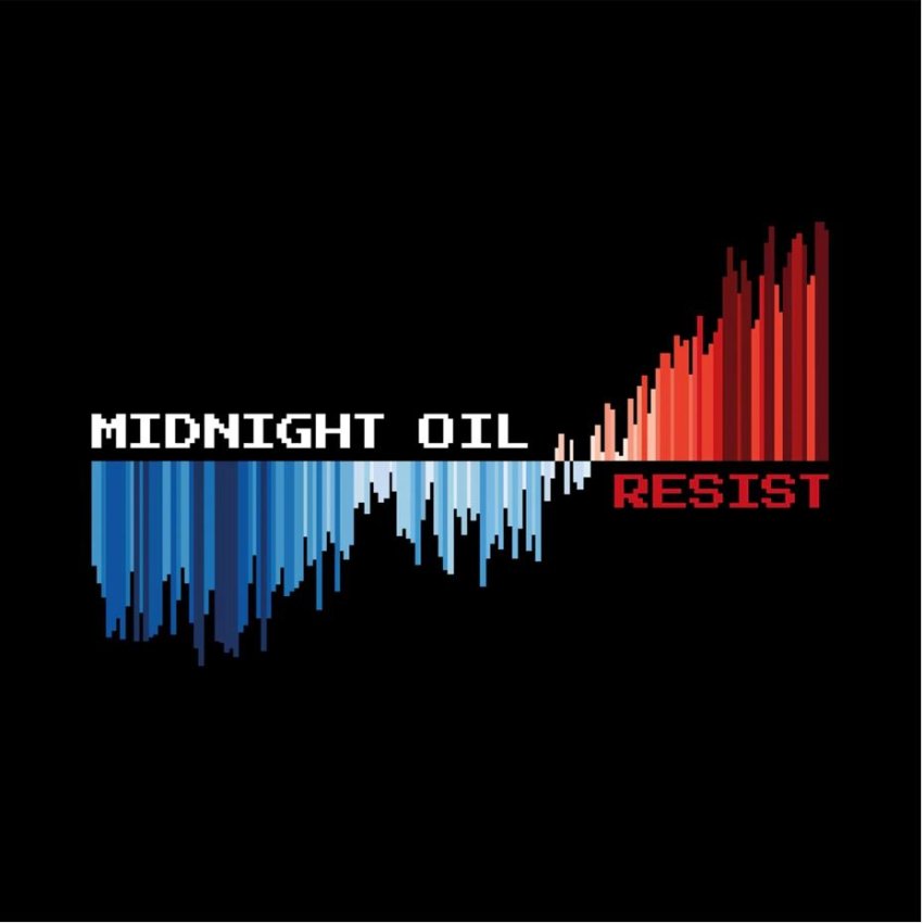 MIDNIGHT OIL - RESIST ALBUM SLEEVE ARTWORK